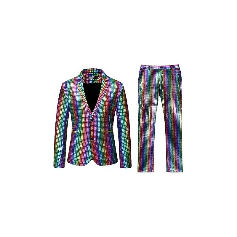 Costume Anni 70 Donna Costume Hippie Donna FORMIZON - Set 10 Pezzi Anni '70 Con Frange Set Accessori Anni 70