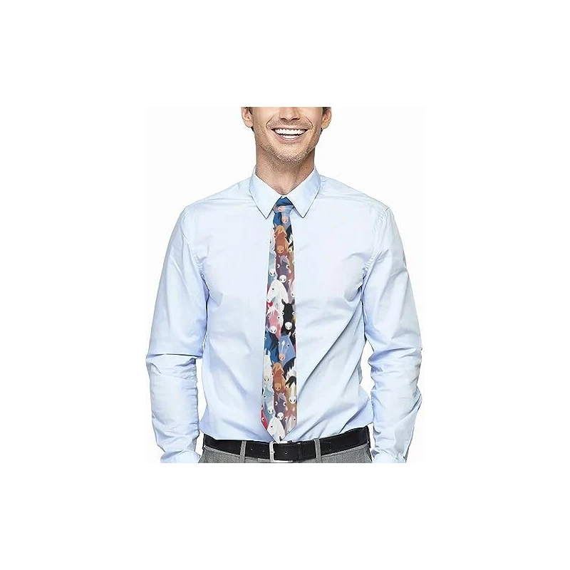 Cravatta Uomo Skinny A Righe In Cotone - Matrimonio, Business, Cerimonia