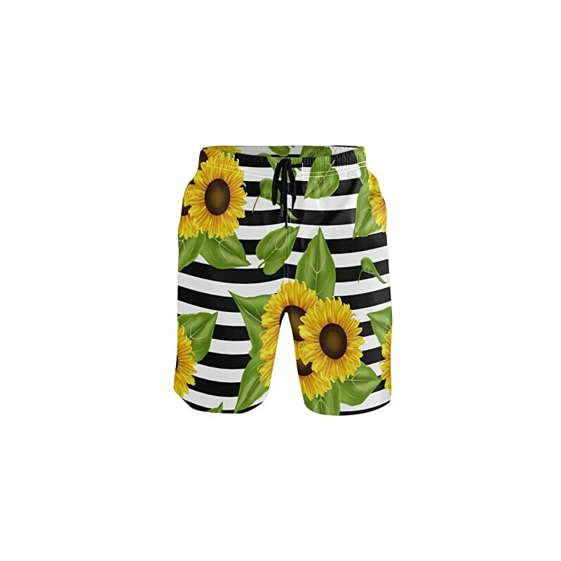 Costume Da Bagno Uomo 3D - Pantaloncini Spiaggia Tronchi Con Stampa Mare, Fodera In Rete, Taglie S-3XL