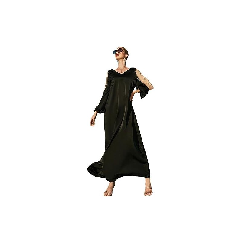 Abito Preghiera Donna Musulmano - Set Elegante Dubai Con Top E Pantaloni, Manica Lunga - Foto 8