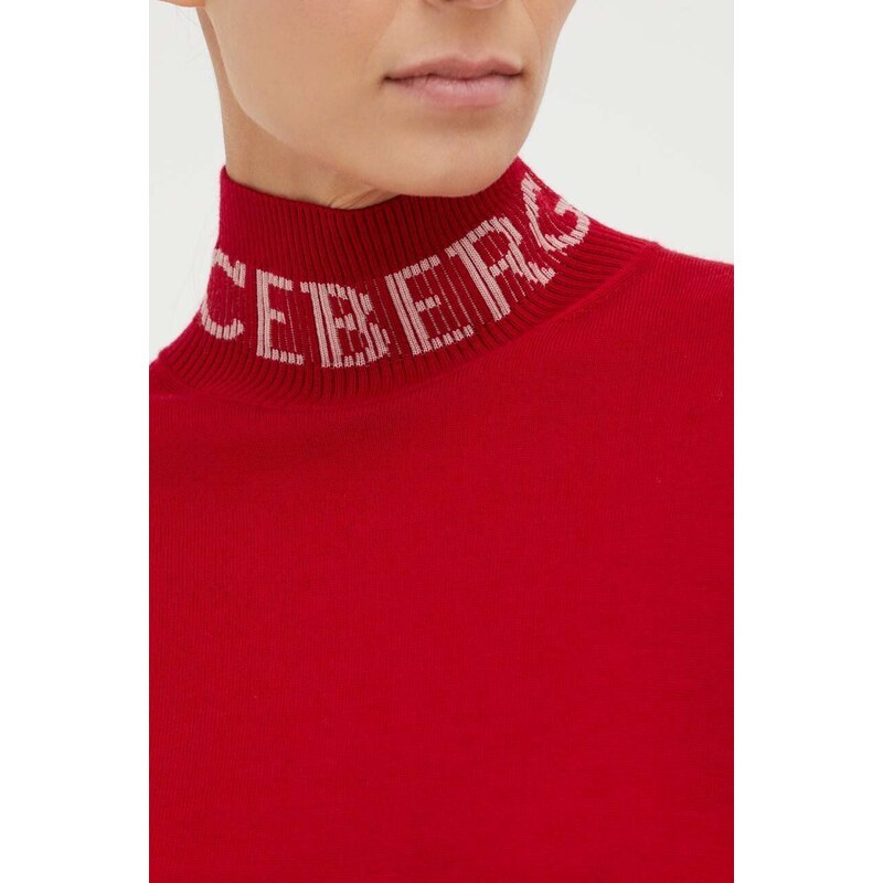 Iceberg maglione in lana donna colore rosso