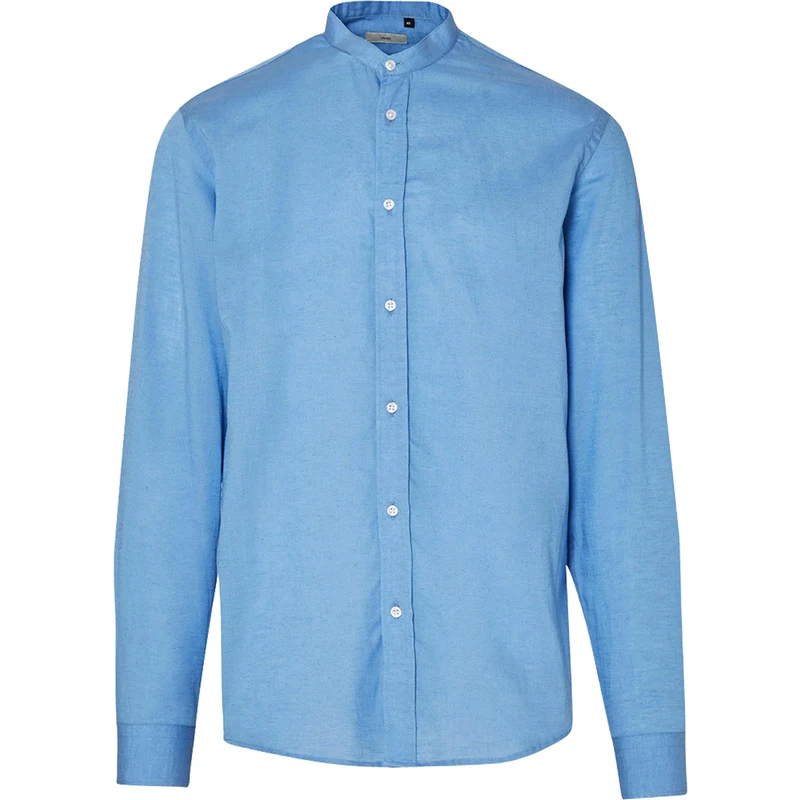 Camicia fantasia - Blu - Maniche lunghe - Camicie uomo