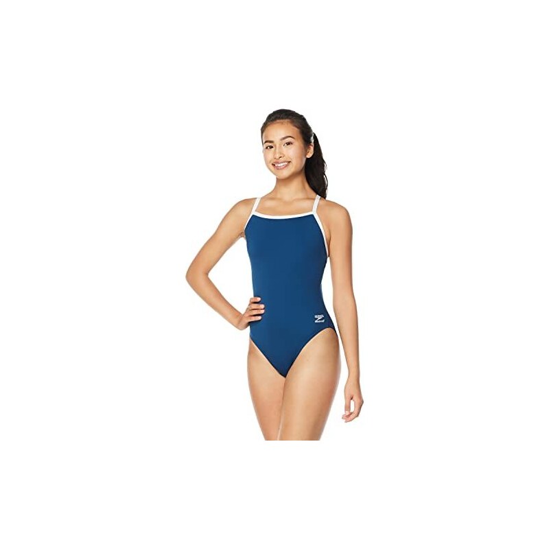 Speedo Costume Donna Endurance Solo Sopra + Medalist – Haut Seulement, Piscina Mare Nuoto