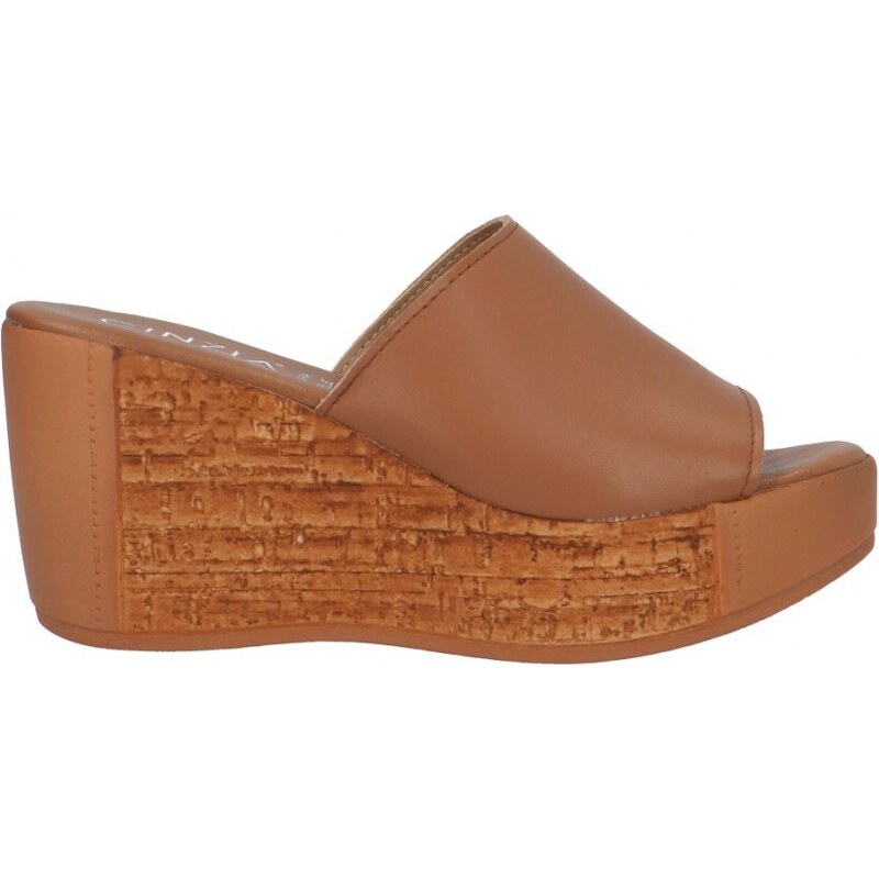 Ciabatta Cinzia Soft In Pelle Verde - Comodissima E Stilosa