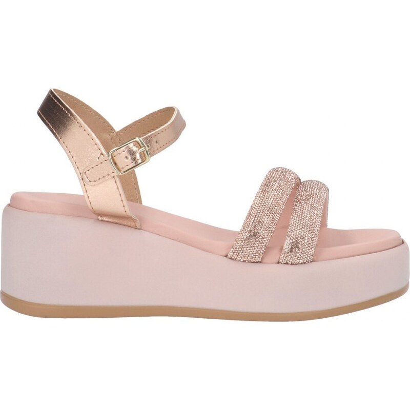 CAFèNOIR Sandali Donna In Pelle Con Zeppa Bicolore Nero/Bianco – Tacco 5,3 Cm, Plateau 3 Cm, Taglia 41