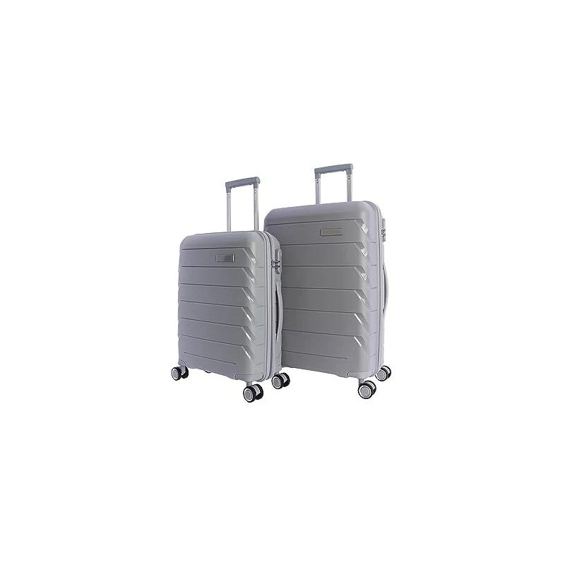 Smiley Originals Set Valigie Da Viaggio Rigide – 3 Pezzi Con Lucchetto TSA – Leggere Con Ruote 360° – Trolley In Policarbonato