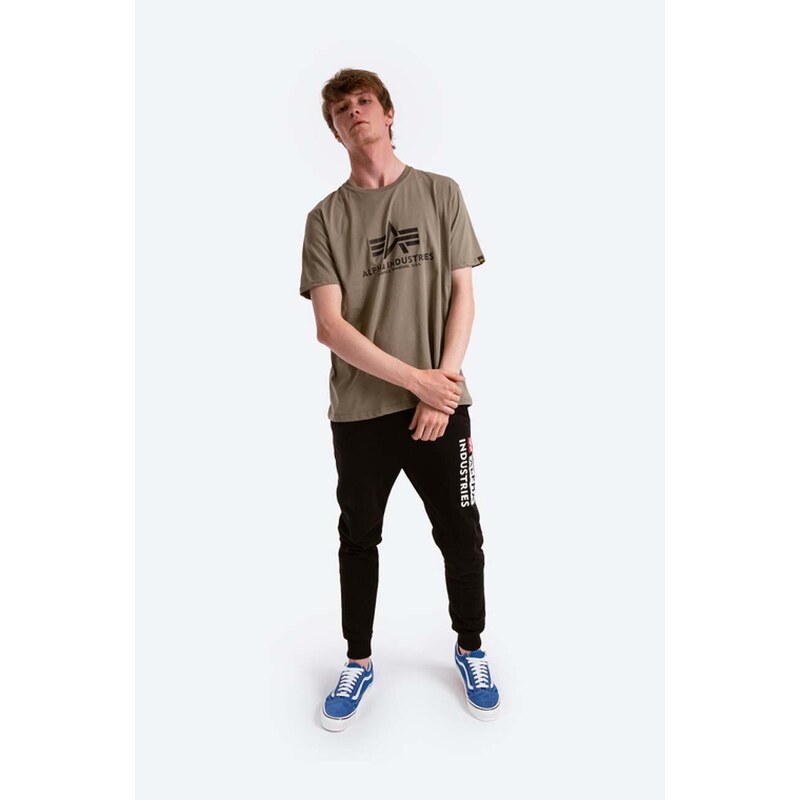 Alpha Industries t-shirt in cotone Basic T-Shirt 100501.11