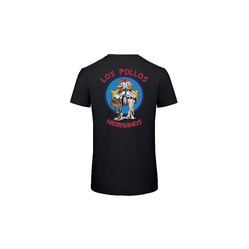 T-shirt Décontracté Los Pollos Hermanos Breaking Bad - Coupe Oversize, Col Rond, Manches Courtes - Coton, Unisexe - Streetwear, Loisirs - 6