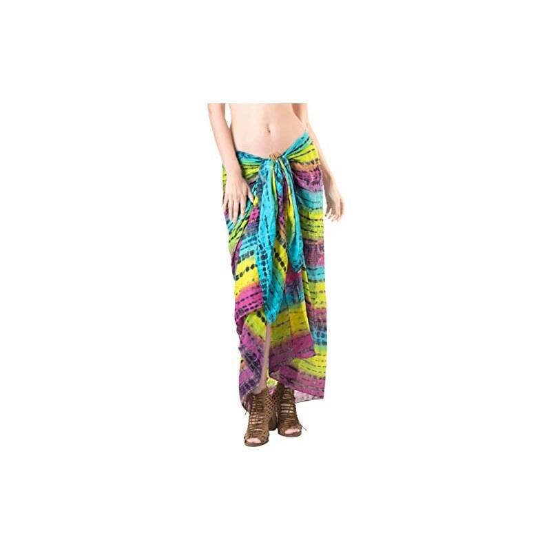 Costume Intero Da Donna Maxine Of Hollywood – Modello A Fascia Convertibile Con Stampa Mediterranea Blu – Copertura Lunga - 4