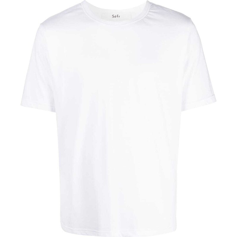 Séfr t-shirt basic bianca