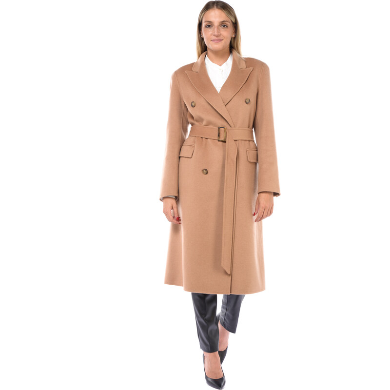 cappotto da donna Seventy in lana con cintura