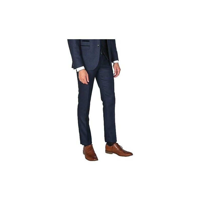 Abito Da Uomo 3 Pezzi Rosa Cipria Con Catena Da Taschino – Vestibilità Sartoriale Vintage, Completo Elegante