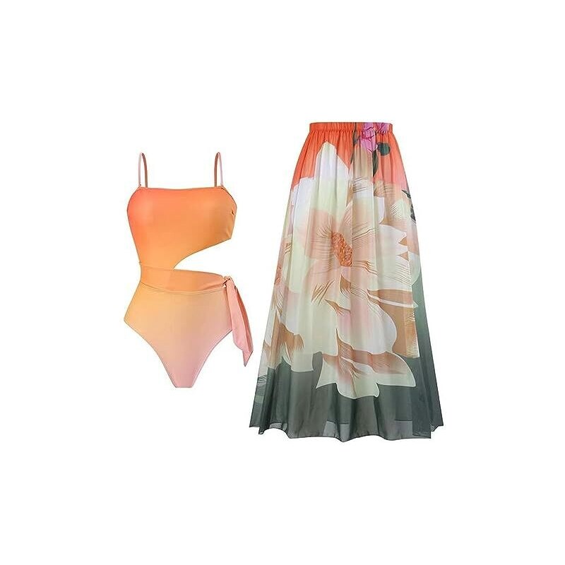 Hanna Nikole Costume Intero Snellente Con Volant, Taglie Forti, Donna - Perfetto Per Estate E Mare - 2