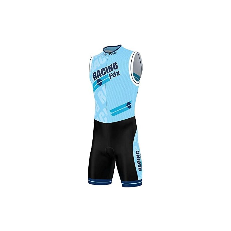 Tuta Triathlon Unisex Maniche Corte - Per Nuoto, Bici E Corsa - Foto 5