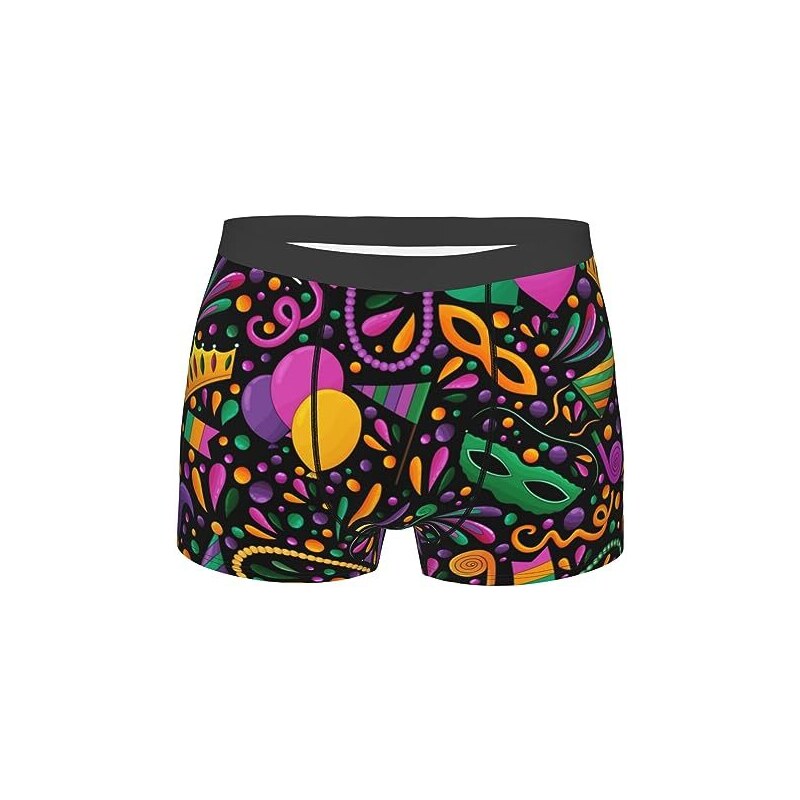 MOBYAT Mardi Gras Perline Giallo Verde Viola Uomo Boxer Slip Intimo Uomo Comfort Soft Boxer Slip Xxl Perline Mardi Gras Xxl 122610510