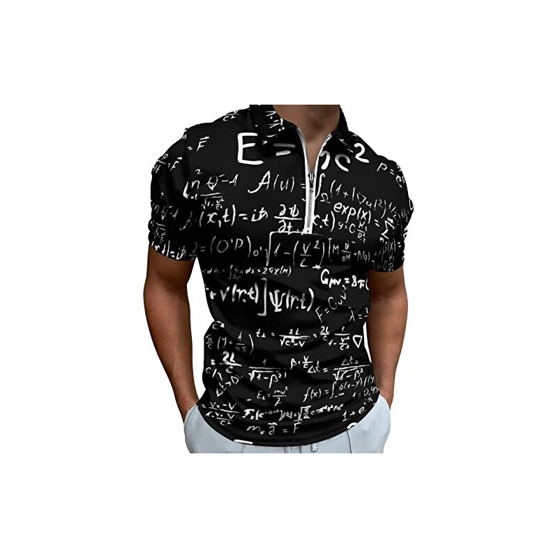 Polo Type Math FORSJHSA Physical Formula Mathematical Calculation Polo da uomo con ...