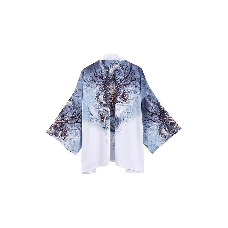 Tuta Kimono Uomo 2025 – Stampa Digitale Antica, Cardigan E Pantaloni, Leisure Estivo