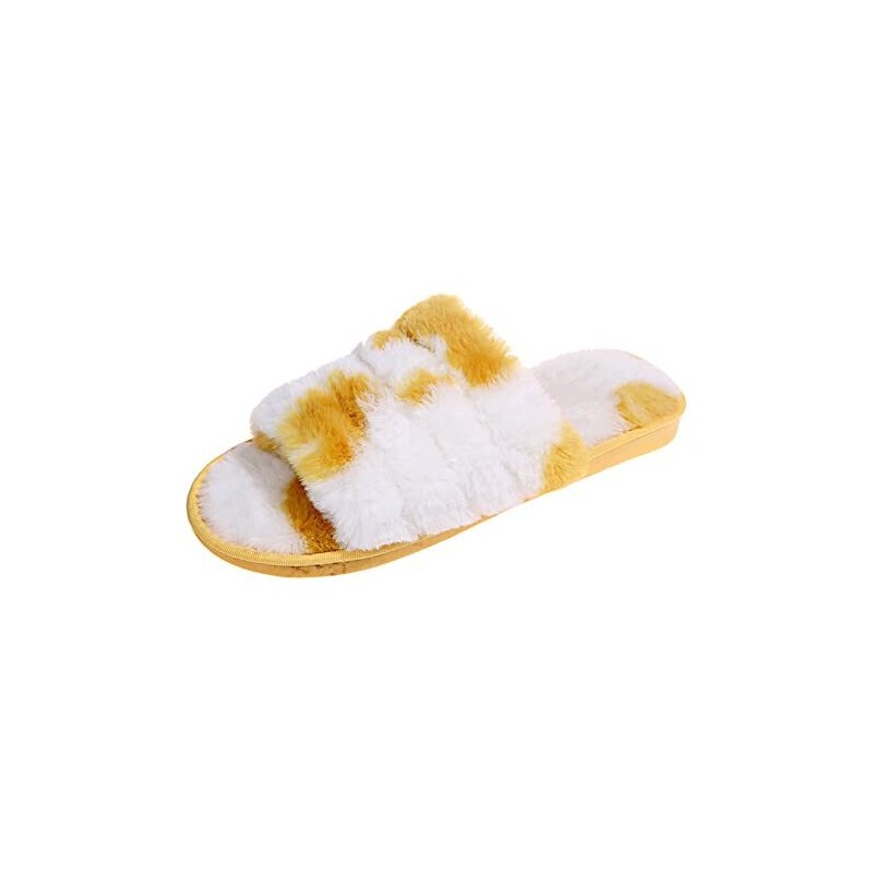 Kaempe Pantofole da donna in peluche, pantofole calde da donna
