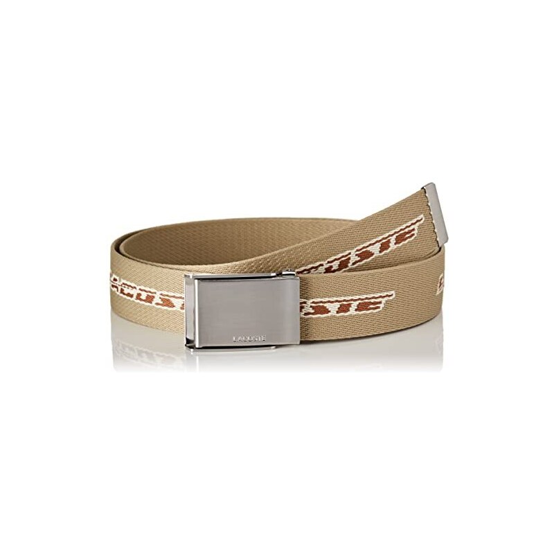 Cintura Uomo Pit Bull West Coast Bones In Pelle Marrone, Larga 4 Cm, Taglia 110