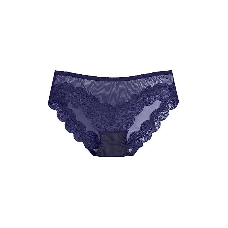 Slip Hipster Warner's Donna – Bianco Taglia L, Vita Media In Morbido Cotone Elasticizzato Con Pizzo - 6