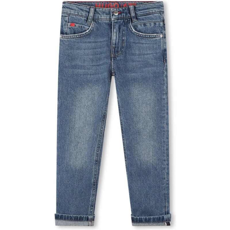 Jeans dritti con 5 tasche - BLU - Bambino - 13.00