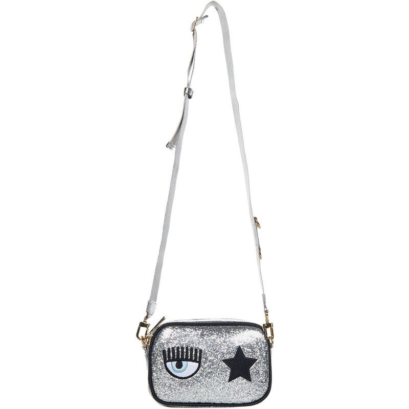 Ferragni Clutch Eyelike Chiara – Pochette Firmata Con Zip E Bottone – Design Contemporaneo - 6