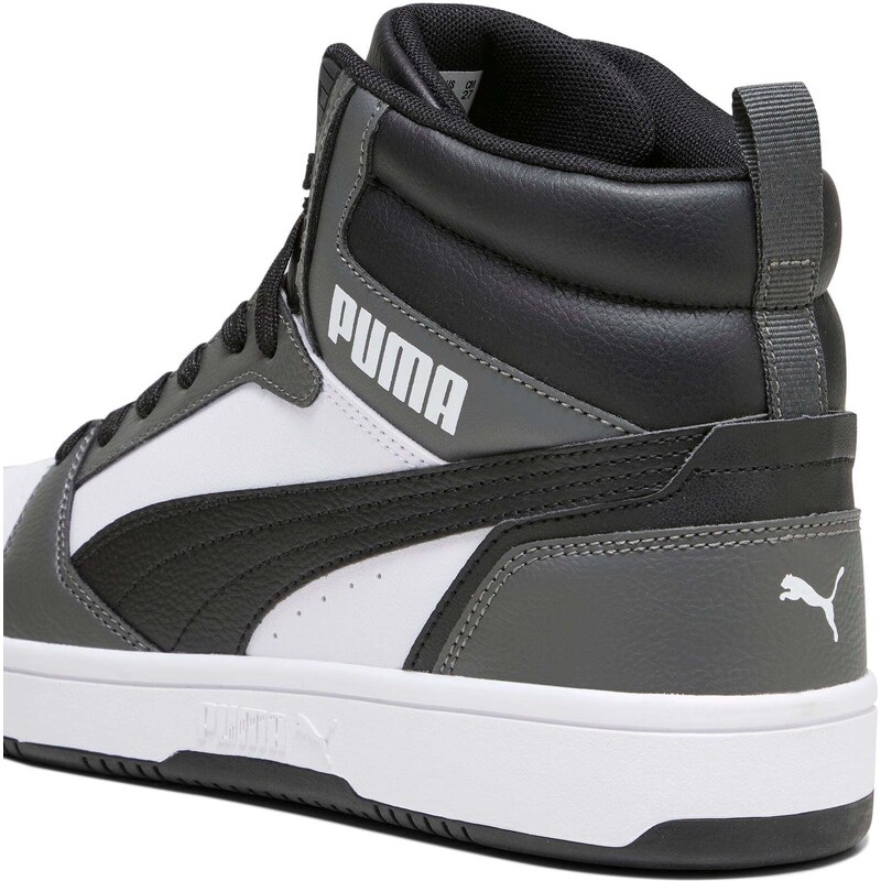 Puma nere clearance con striscia bianca