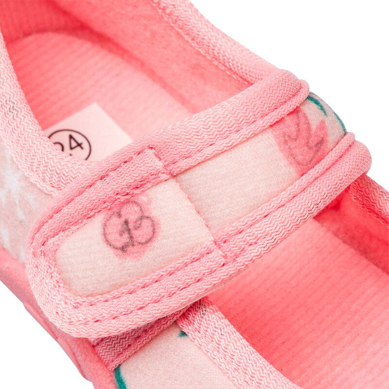 Pantofole rosa da bambina con decorazioni floreali e logo Frozen
