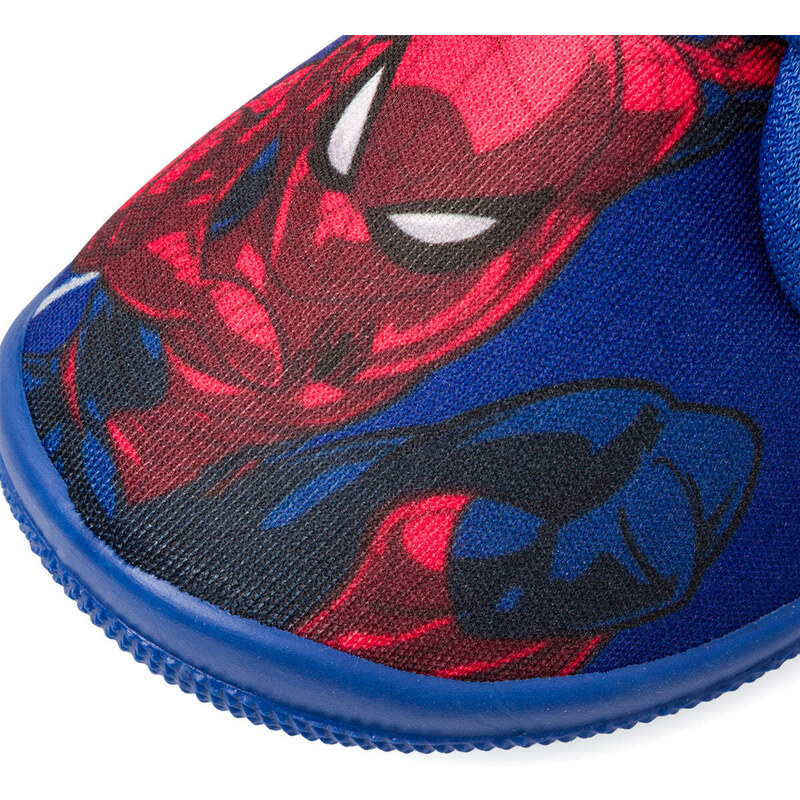 Pantofole blu da bambino con stampa Spiderman