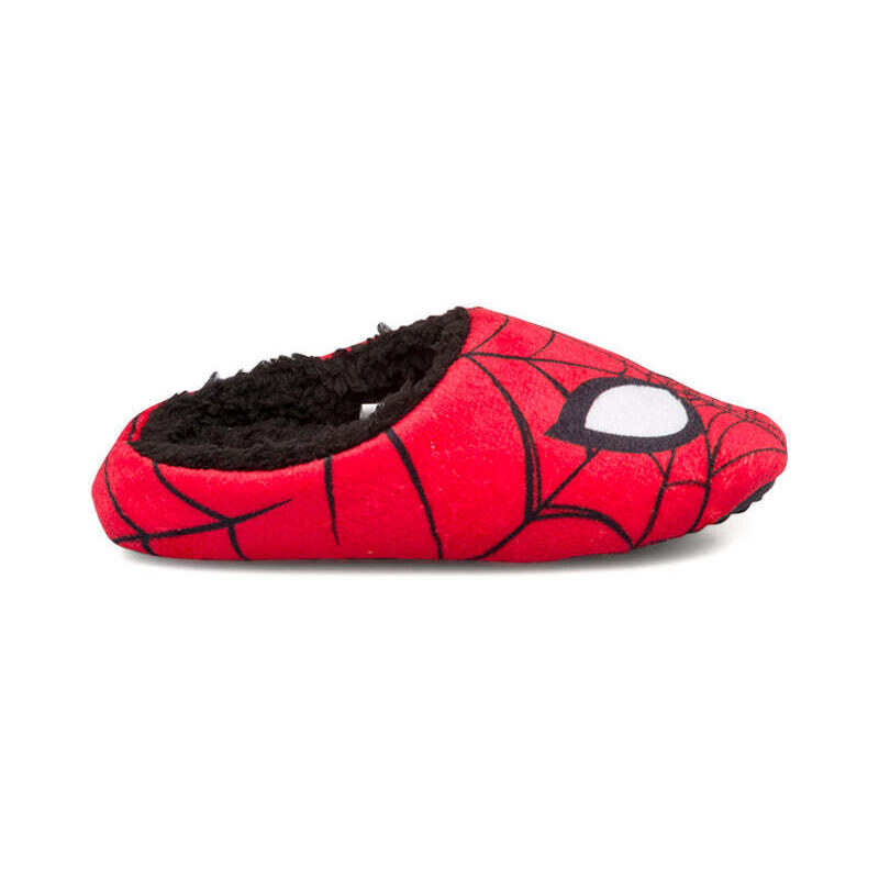 Pantofole rosse da bambino con maschera di Spiderman