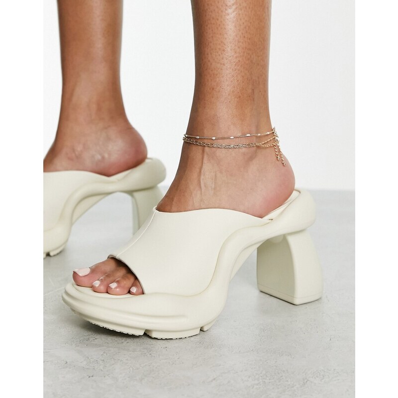 Pantofole da 16 Cm con Plateau con Tacco per Donna Sandali con Tacco A Spillo Scarpe con Tacco Alto da Sposa Sandali da Sera per Feste,Nero,40 EU