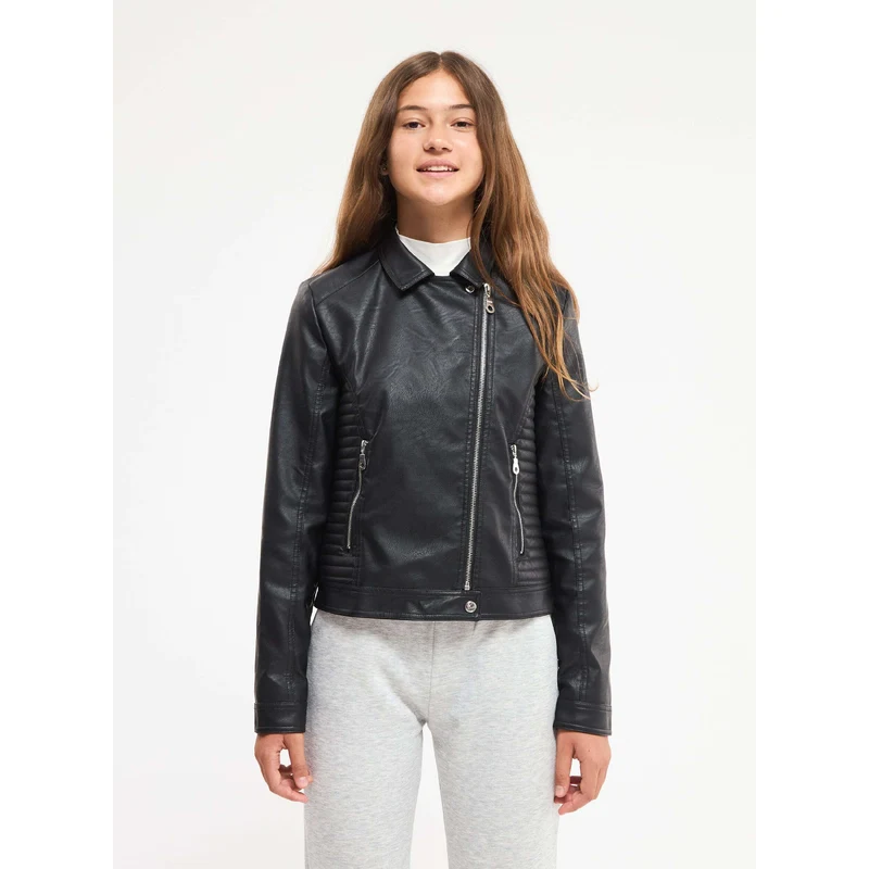 Terranova Chiodo Effetto Pelle