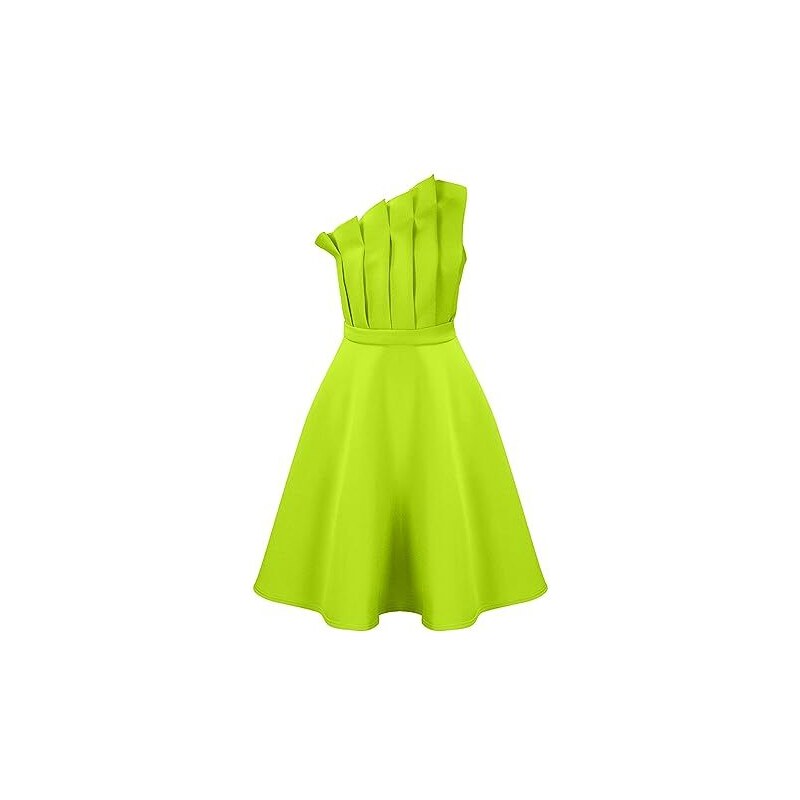 Abito Da Donna Senza Maniche, Scollo A Cuore, Per Cerimonia, Festa, Cocktail, Damigella, Spose, Taglie S/M/L/XL, Colori Vari - 2
