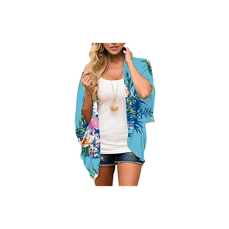 Cardigan Donna Leggero Aperto - Maglione Lungo Primaverile In Cotone E Poliestere