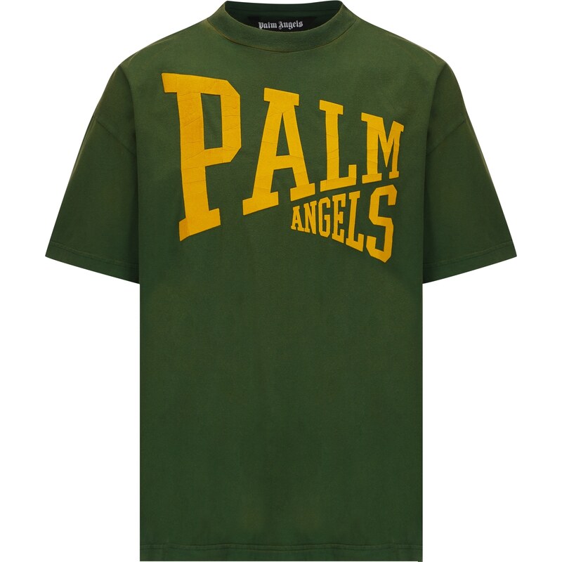 PALM ANGELS T-Shirt Collage In Cotone
