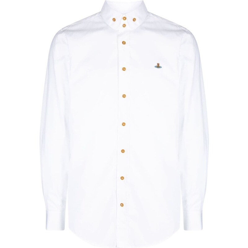 Camicia Cesena - popeline stretch, tinta unita bianco | Antica sartoria