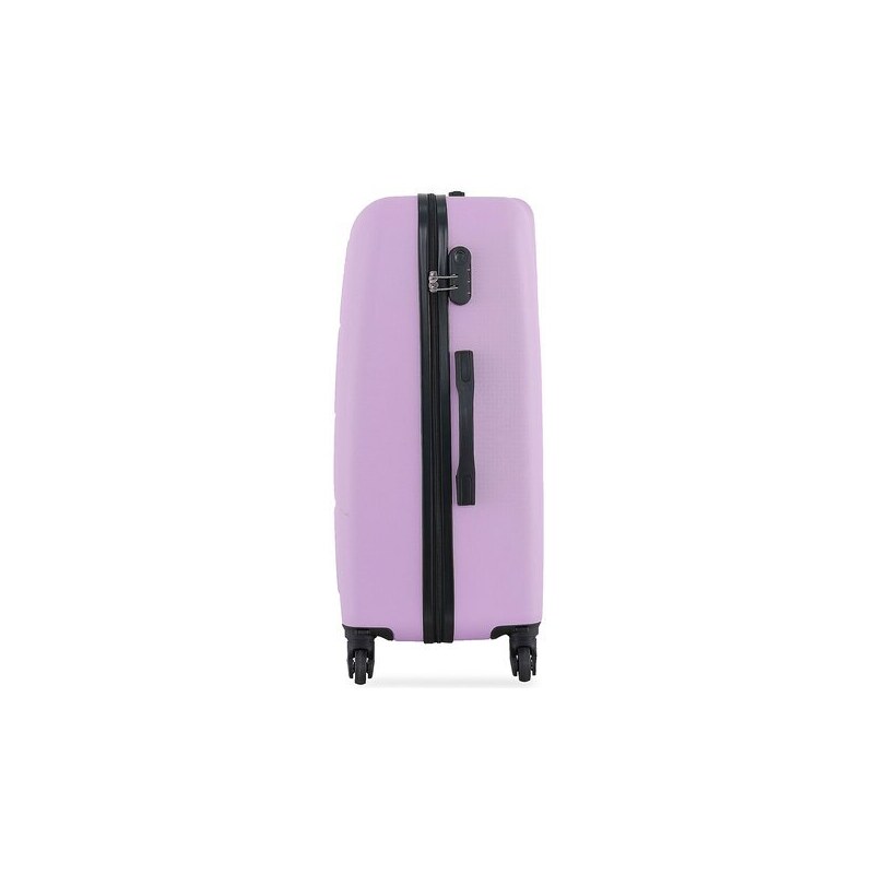 Valigia Rigida British Traveller – Taglia Media 24 Pollici, ABS+PC, Lucchetto TSA, Ruote Silenziose, 61x42x26 Cm