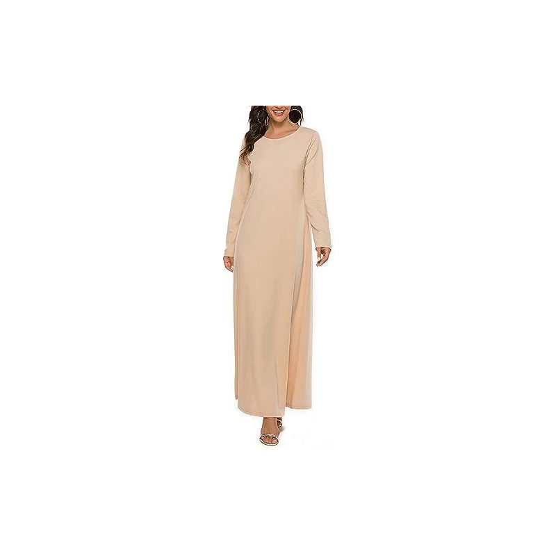 RADANYA Donne Musulmane Abito Crespato Veste Tunica Abaya Arab Preghiera Maxi Caftano