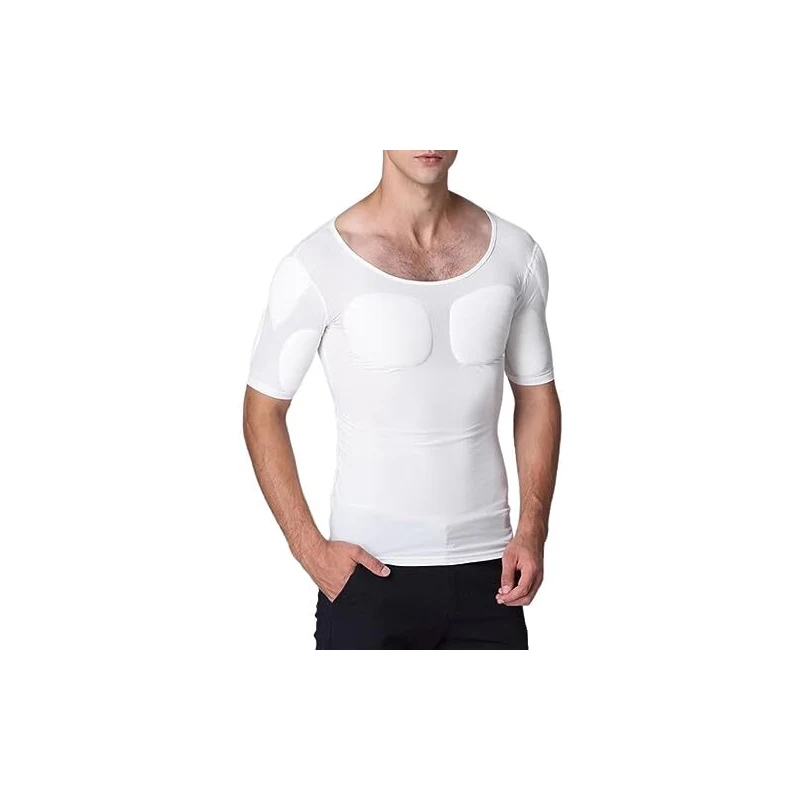 Sport Body Shaper Vest Per Uomo, Dimagrante Vita Trimmer Shapewear, Camicie Di Compressione Del Seno Per L'esercizio - Foto 12