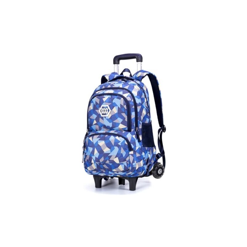 HTgroce 2 In 1 Zaino Con Scuola & Viaggio, Trolley Ragazza Bambine Zaino Trolley Scuola Elementare Media