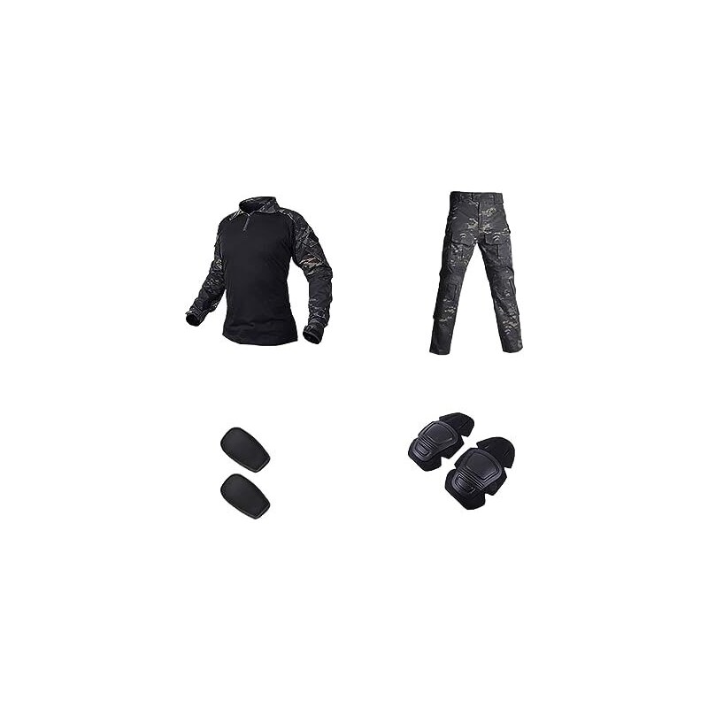 Chemise Tactique Militaire IDOGEAR UFS - Camouflage Avec Coussinets Coude - Neuf Homme