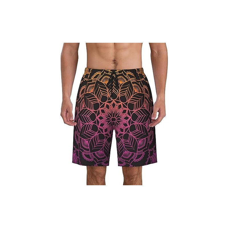 ZORIN Boxer Da Uomo Con Disegno Di Cavallo A Righe Colorate Morbide Nero Xxl 120301627