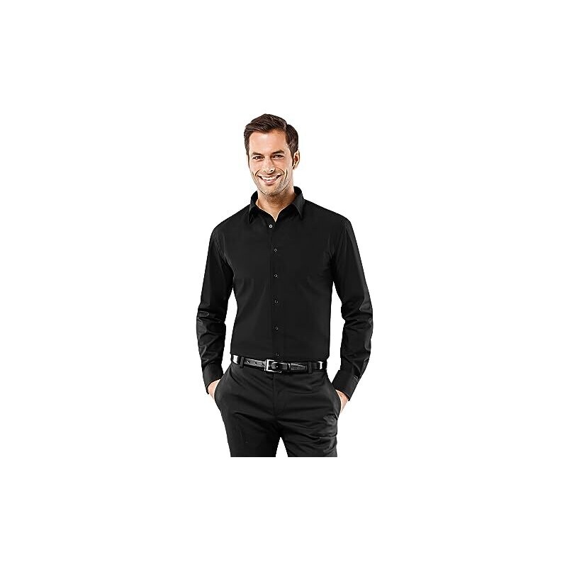 Vincenzo Boretti Camicia Uomo Eleganti, Taglio Normale/Regular-Fit