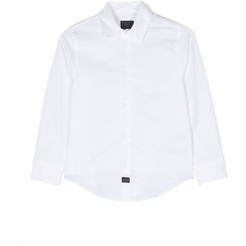 Fay Kids Camicia a maniche lunghe - Bianco
