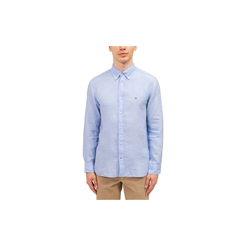 Tommy Hilfiger polo manica lunga blu bianco rosso main image 1