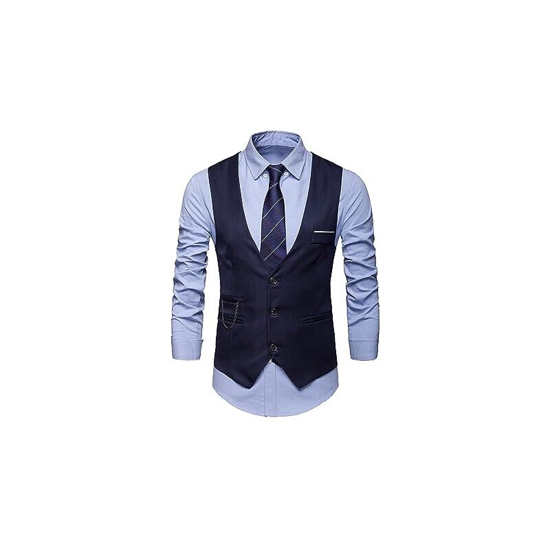 Gilet Da Sposa Uomo Slim Con Rever A Sciarpa