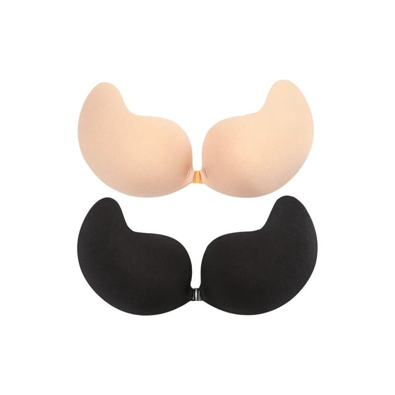 Vegena - Reggiseno Senza Spalline, Invisibile, In Silicone, Con Reggiseno Autoadesivo, Per Abiti - Foto 9