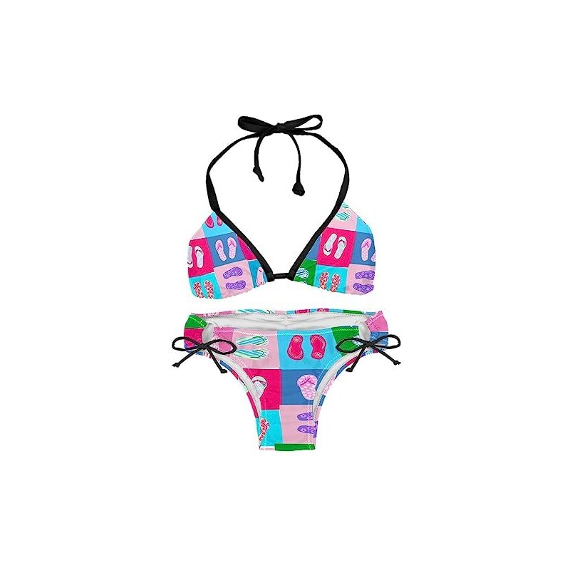 suojapuku Costume da Bagno Bikini a Triangolo da Donna,Coniglio di
