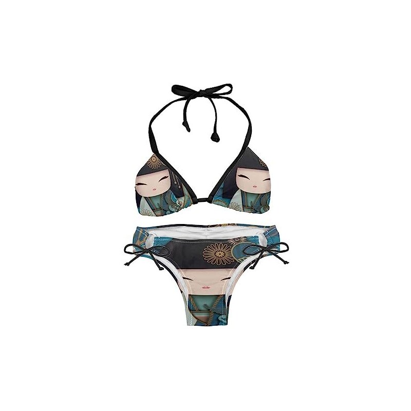PHIBEE Costume Da Bagno A Due Pezzi Per Ragazza Con Maniche Corte E Protezione Solare UPF 50 – Rash Guard Per Spiaggia E Piscina, Asciugatura Rapida