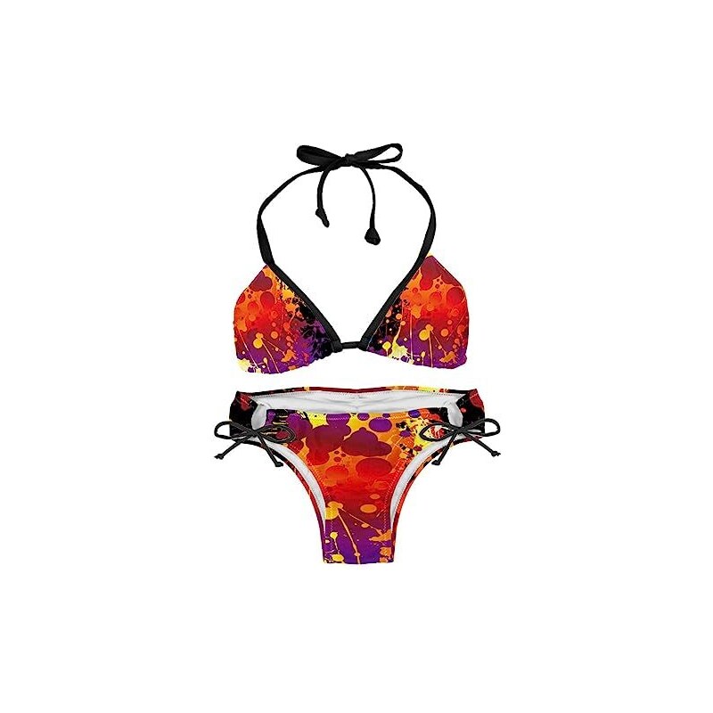 Costume Mare Elastico Costume Da Bagno Donna Aniywn 2 Pezzi - Vita Alta